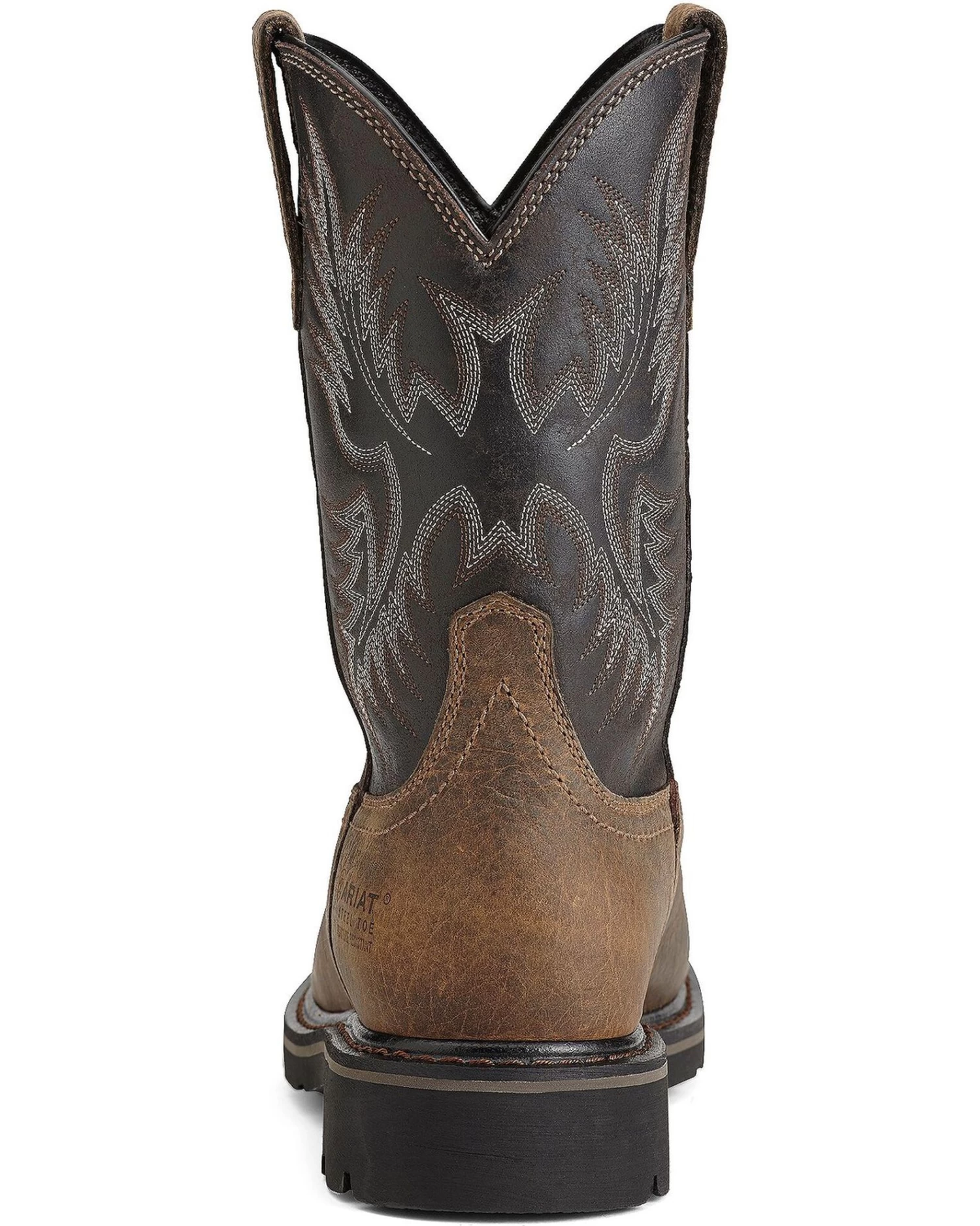 Ariat Men's Sierra Pull On Work Boots - Steel Toe - Image 4