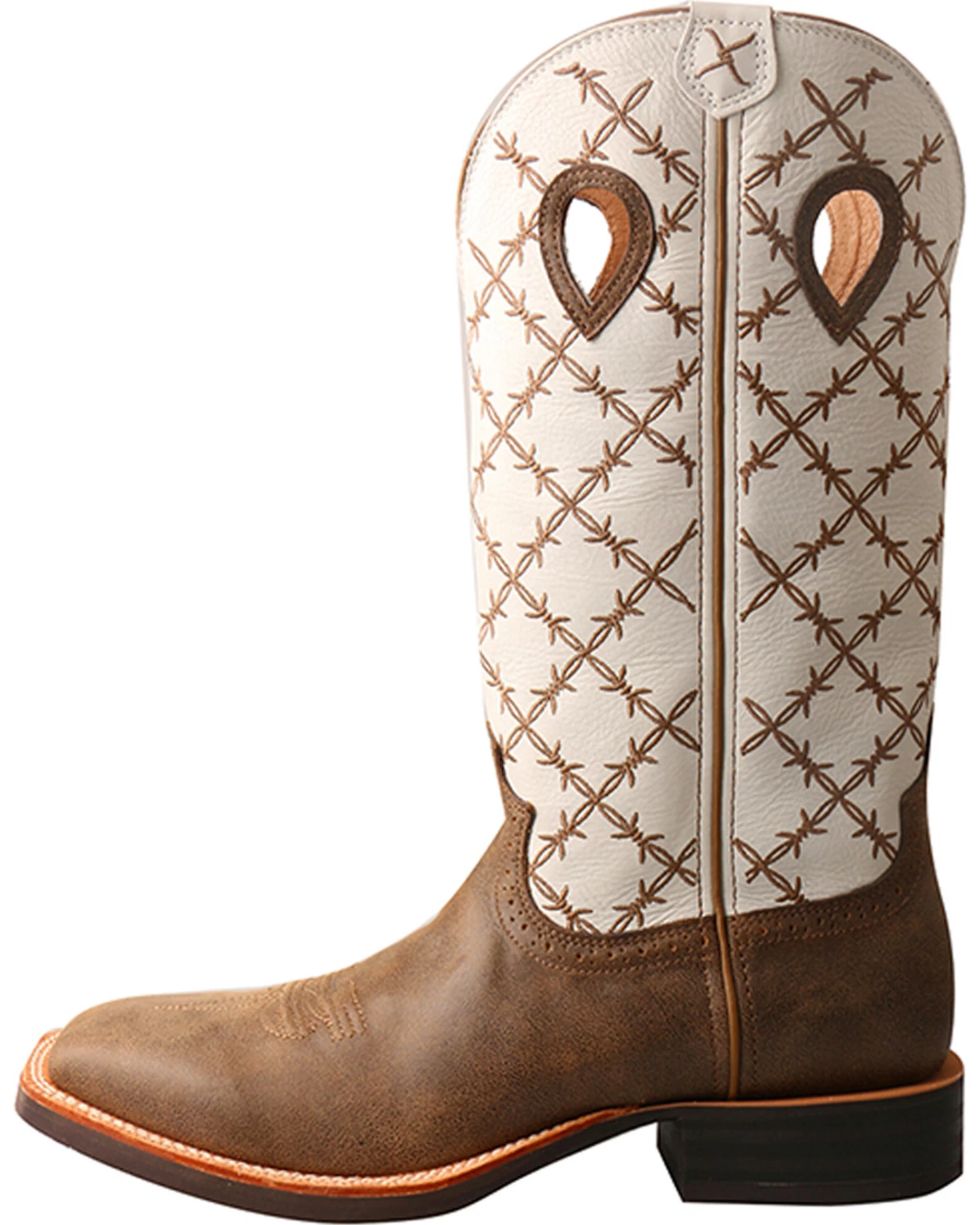 Twisted X Men's 14" Ruff Stock Boots - Broad Square Toe - Image 3