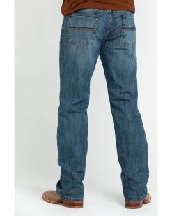 Cody James Men's Bozeman Medium Wash Stretch Slim Bootcut JeansĀ