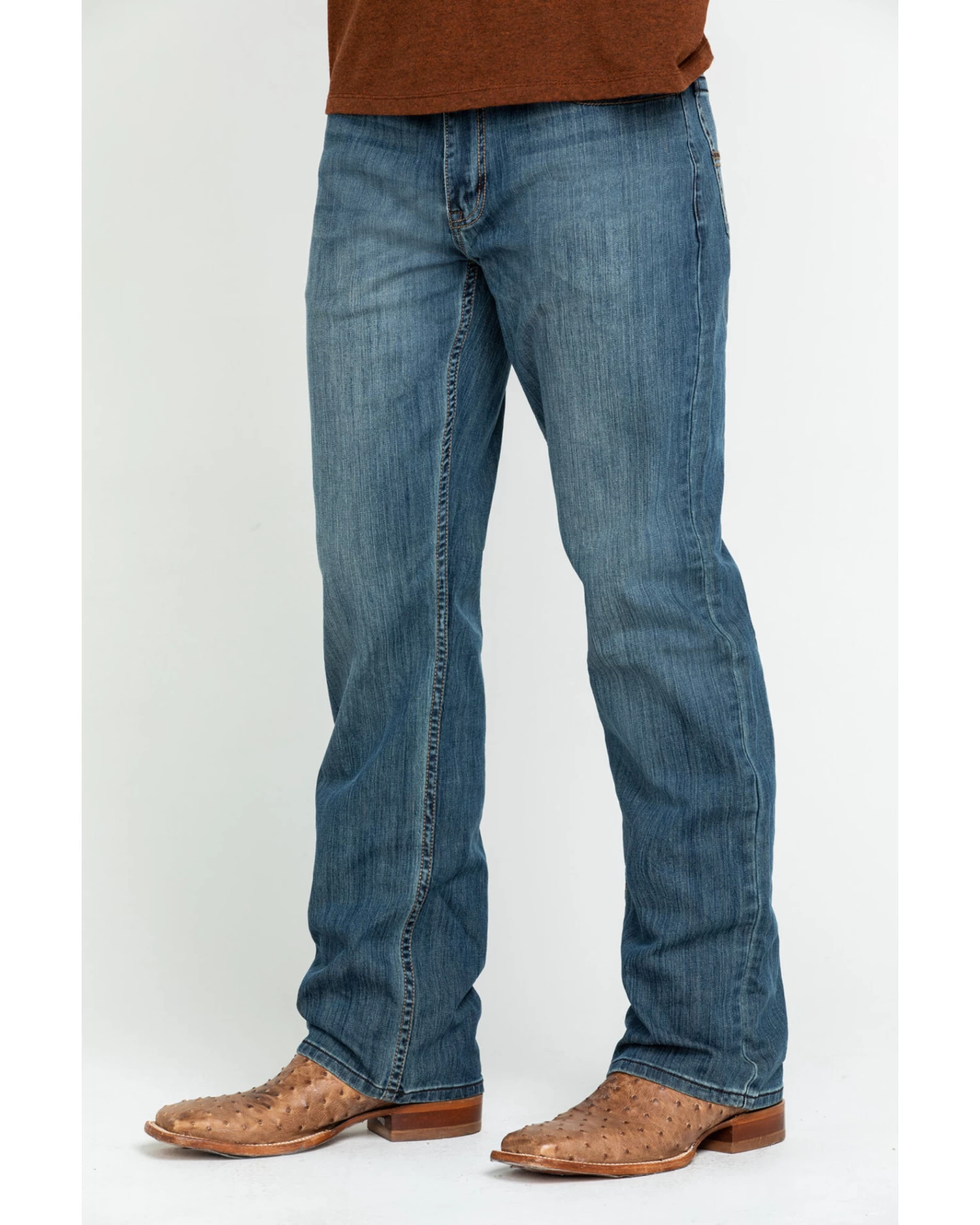 Cody James Men's Bozeman Medium Wash Stretch Slim Bootcut Jeans - Image 3