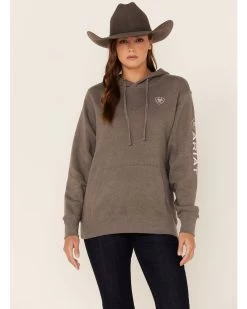Ariat Women's Charcoal Logo Hoodie 