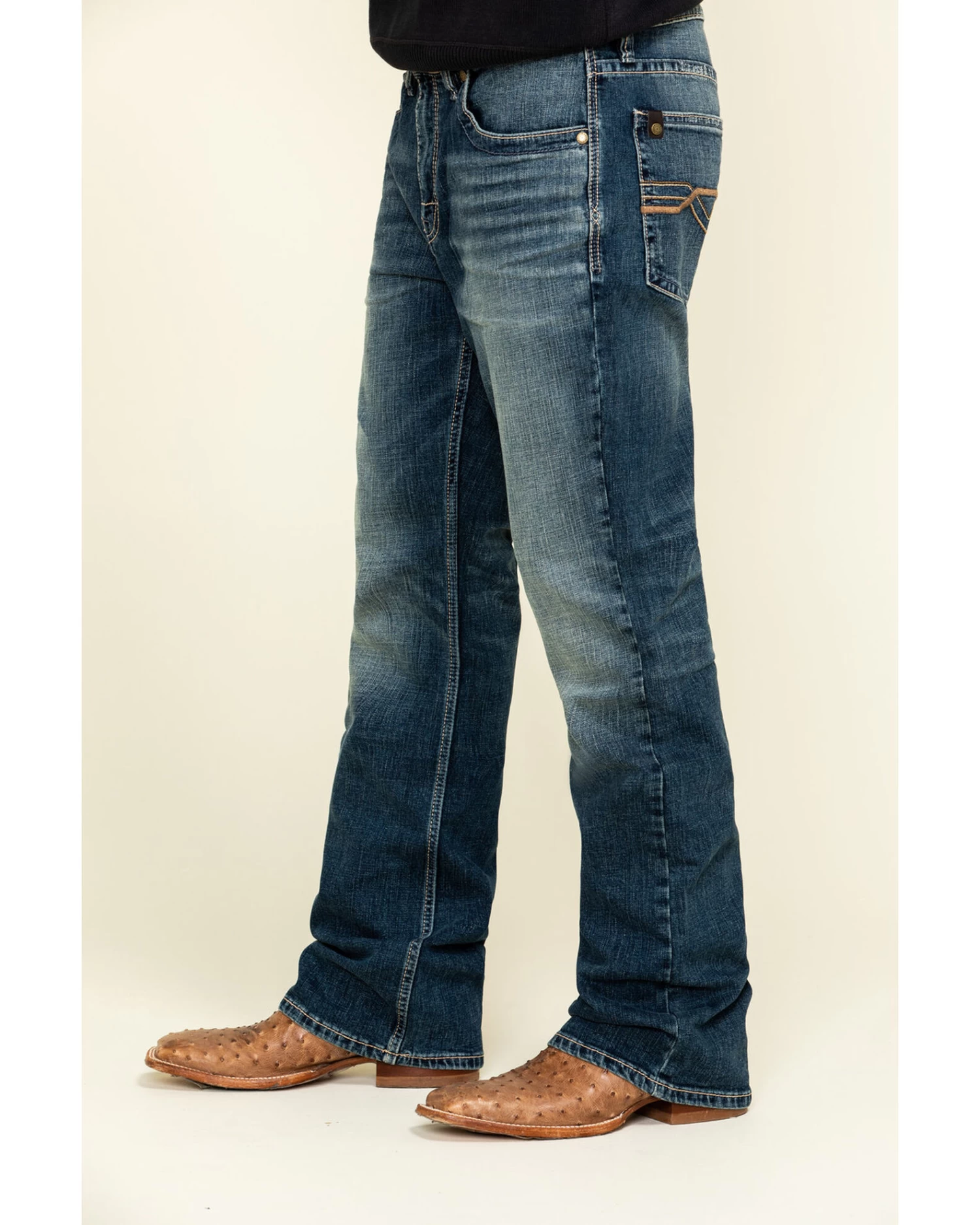 Cody James Core Men's Sundance Medium Wash Stretch Slim Bootcut JeansĀ - Image 3