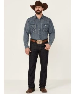 Cody James Men's Heeler Dark Wash Stretch Stackable Straight Leg Jeans 