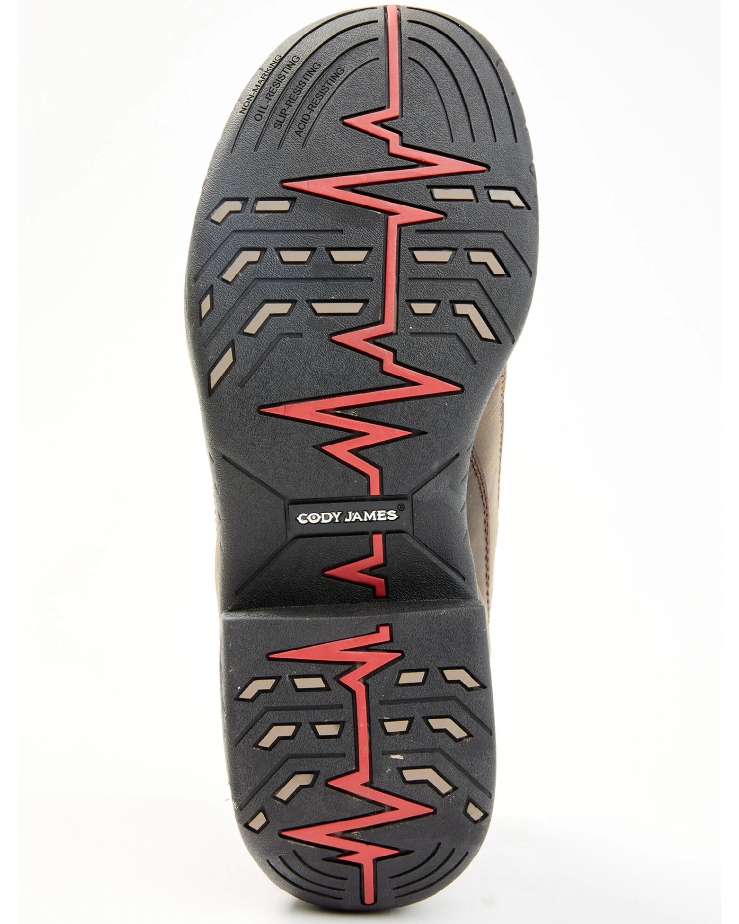 Cody James Men's Endurance Tyche Corral Lace-Up WP Soft Work Hiking Boots - Image 7