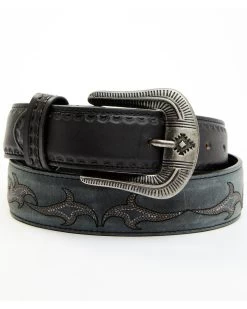 Moonshine Spirit Men's Mad Cat Western Leather Belt