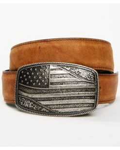 Cody James Men's American Flag Buckle Belt