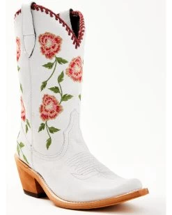 Liberty Black Women's Vicky Floral Embroidered Western Boot - Snip Toe