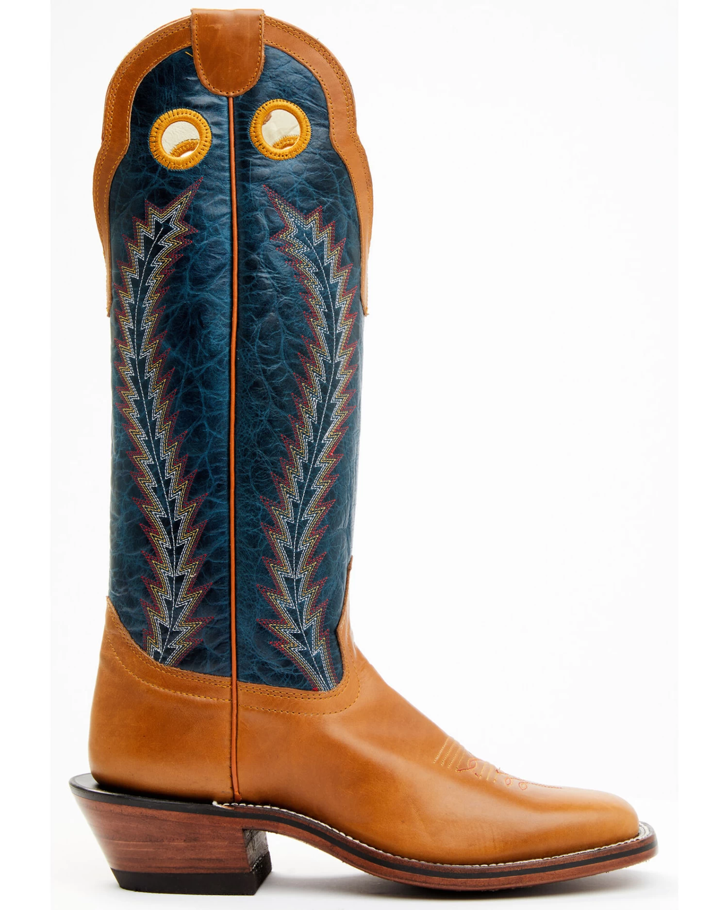 Hondo Boots Men's Crazy Horse Western Boots - Broad Square Toe - Image 2