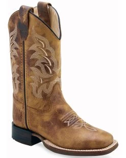 Old West Girls' Western Boots - Square Toe